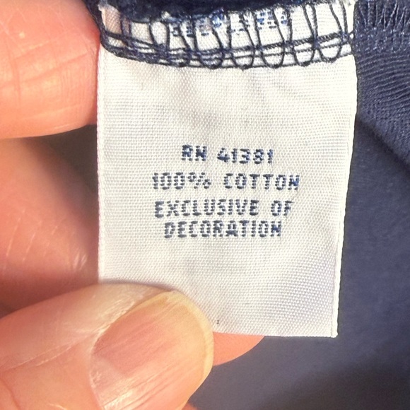 Ralph Lauren Long Sleeve Pima Polo Preppy  Navy Suede Trim Classic Fit L Men's - Picture 4 of 8